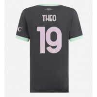 Maglia Calcio AC Milan Theo Hernandez #19 Terza Divisa Donna 2024-25 Manica Corta